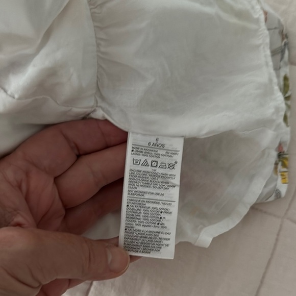 Janie and Jack Tropical Print Summer Sleeveless Cotton Top Size 6 (Girl) - Picture 9 of 9